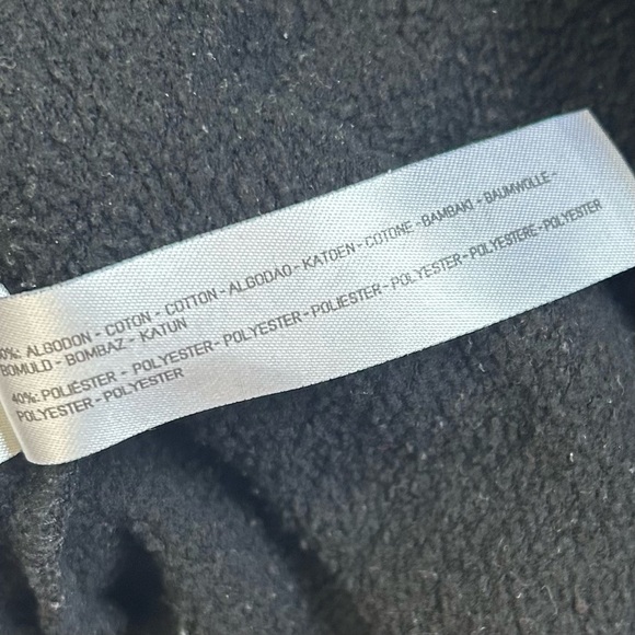 Denim and Flower Ricky Singh Black and white striped hoodie, Size L - Picture 11 of 11